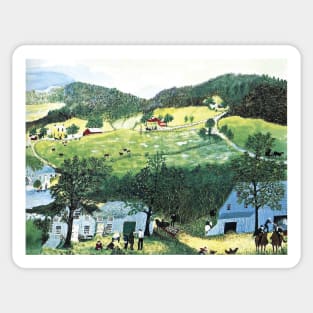 grandma moses Sticker